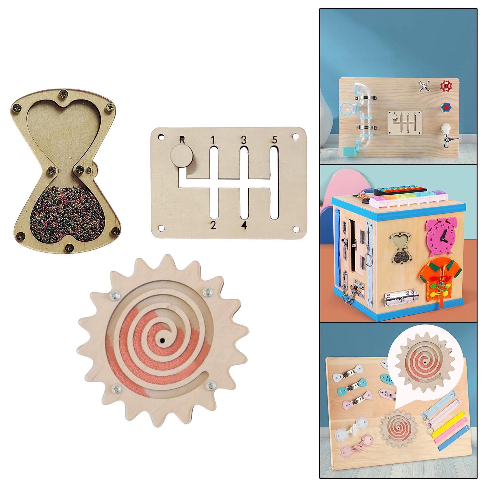 Montessori Busy Board Accessor - огляд і ціна Montessori Wooden Busy Board Toddler
