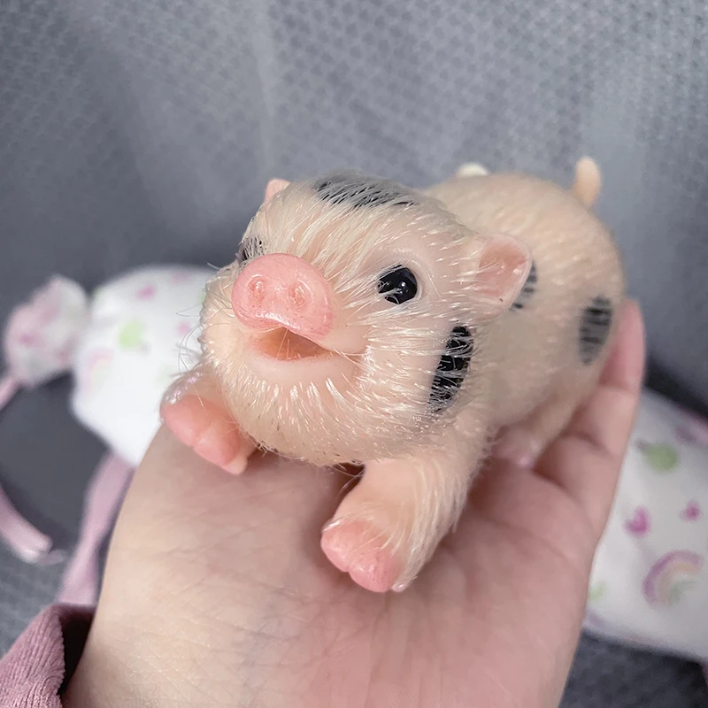 5Inch Smile Face Reborn Pig Do - огляд і ціна Reborn Baby Doll Silicone Realistic