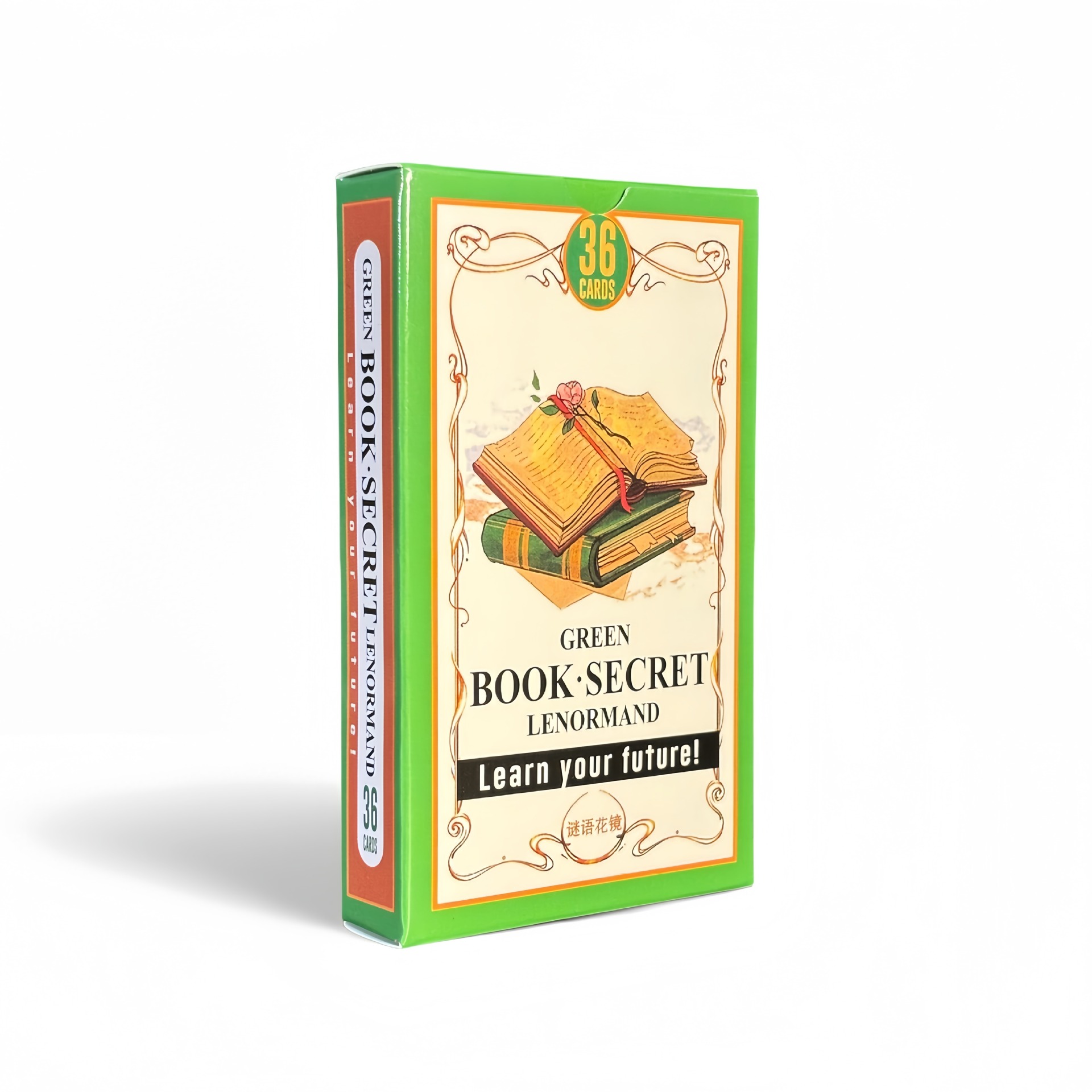 Green Book Secret Lenormand Or - огляд і ціна Tarot Cards Deck With Guidebook