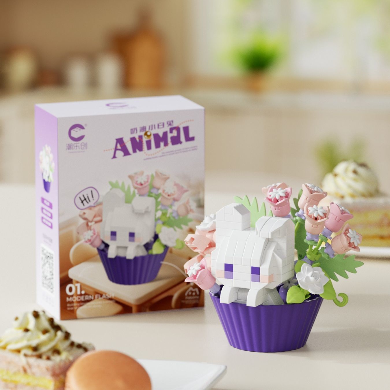 Cute dessert-style animal seri - огляд і ціна Building Blocks