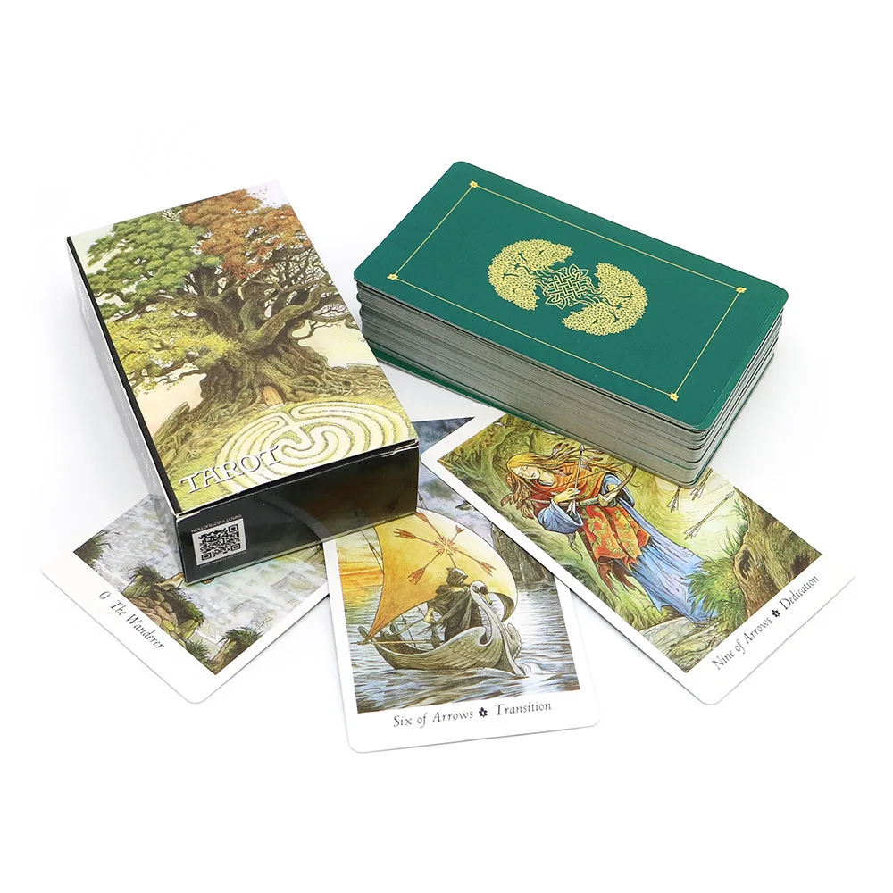 The Wild Wood Tarot Cards A 78 - огляд і ціна Tarot Cards Deck With Guidebook
