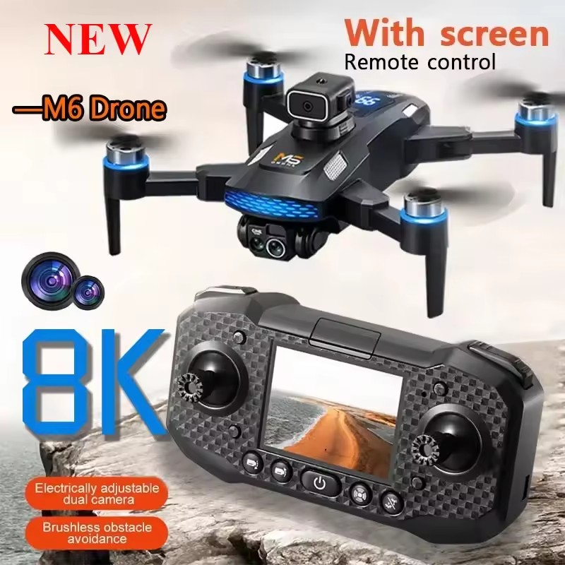 2026 NEW M6 Drone Professional - огляд і ціна Fpv Brushless Rc Drone 4K